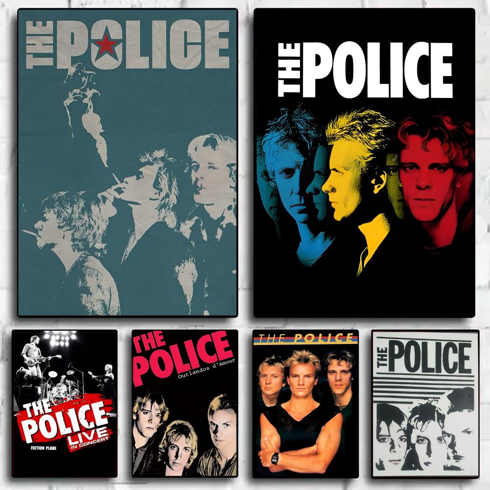 Musical Instrument Poster - Rock Band The P-Police Poster, trendige