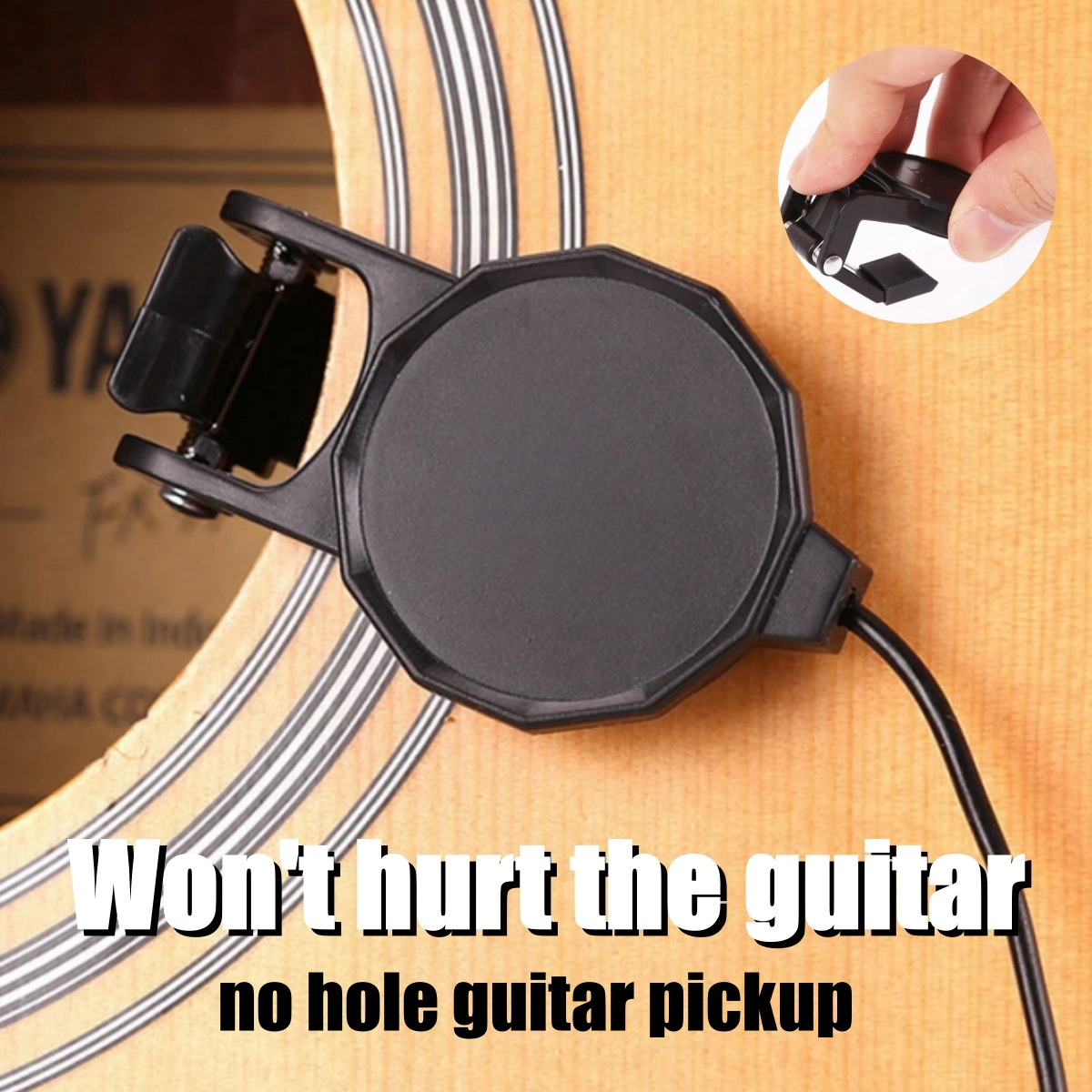 Musical Instrument Banjo - Audio Jack Clip On Pickup für