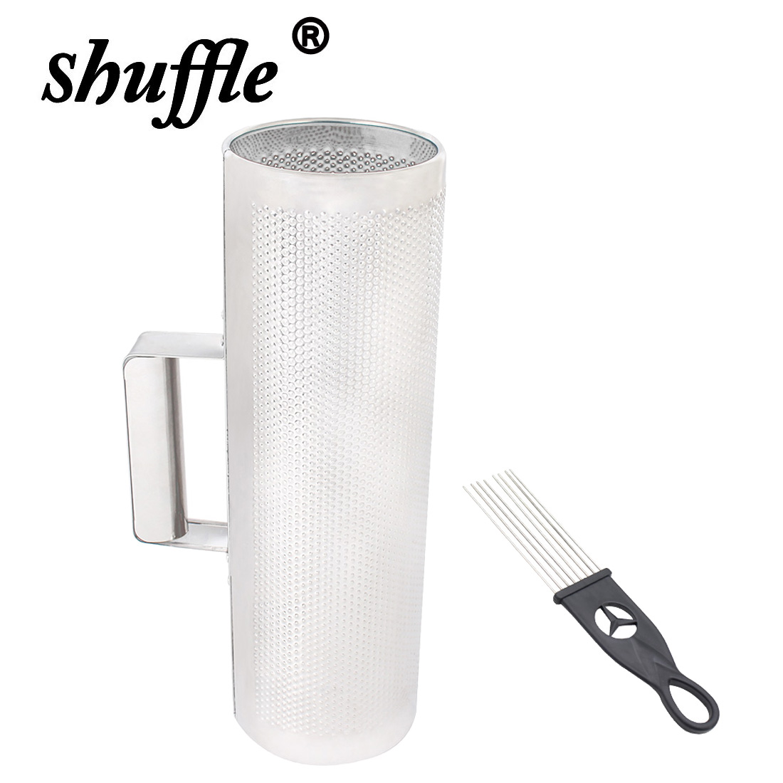 Musical Instrument Percussion - Schaben Rohr Edelstahl Guiro Mit Schaber