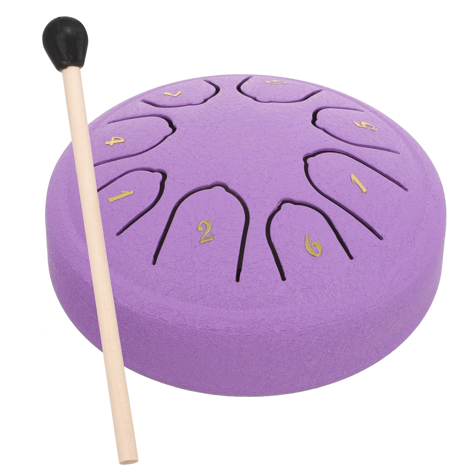 Musical Instrument Percussion - 1 Set Stahl-Zungentrommel Tragbares Kompaktes Meditationsinstrument