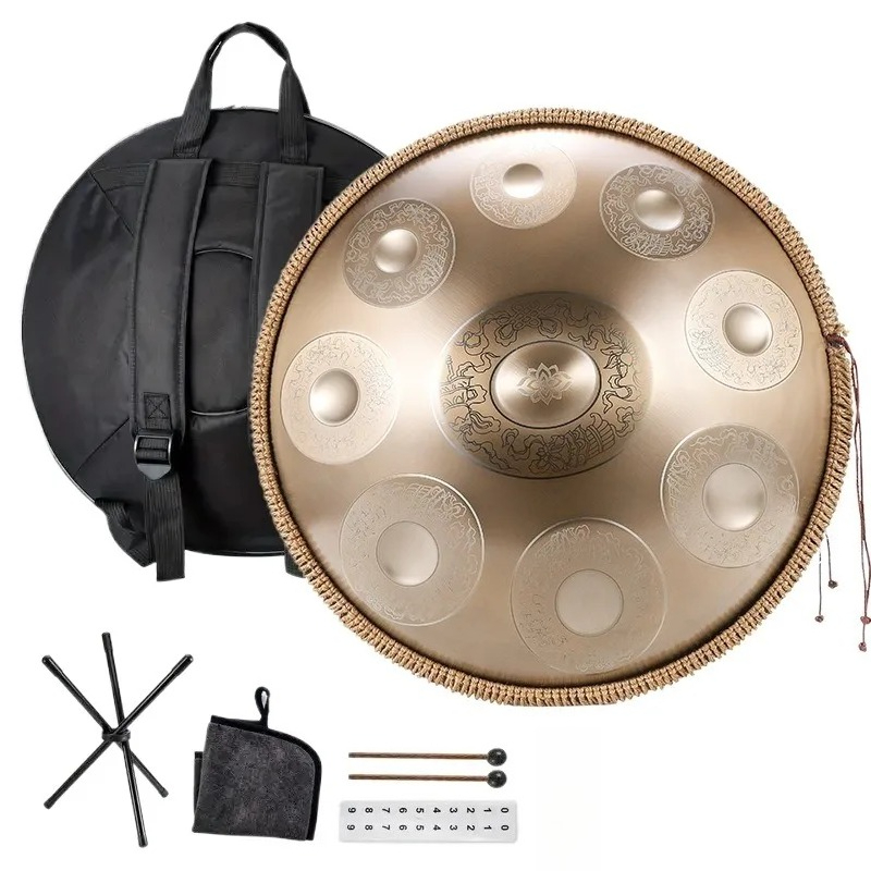 Musical Instrument Percussion - 18 Zoll Edelstahl Handpan G Key
