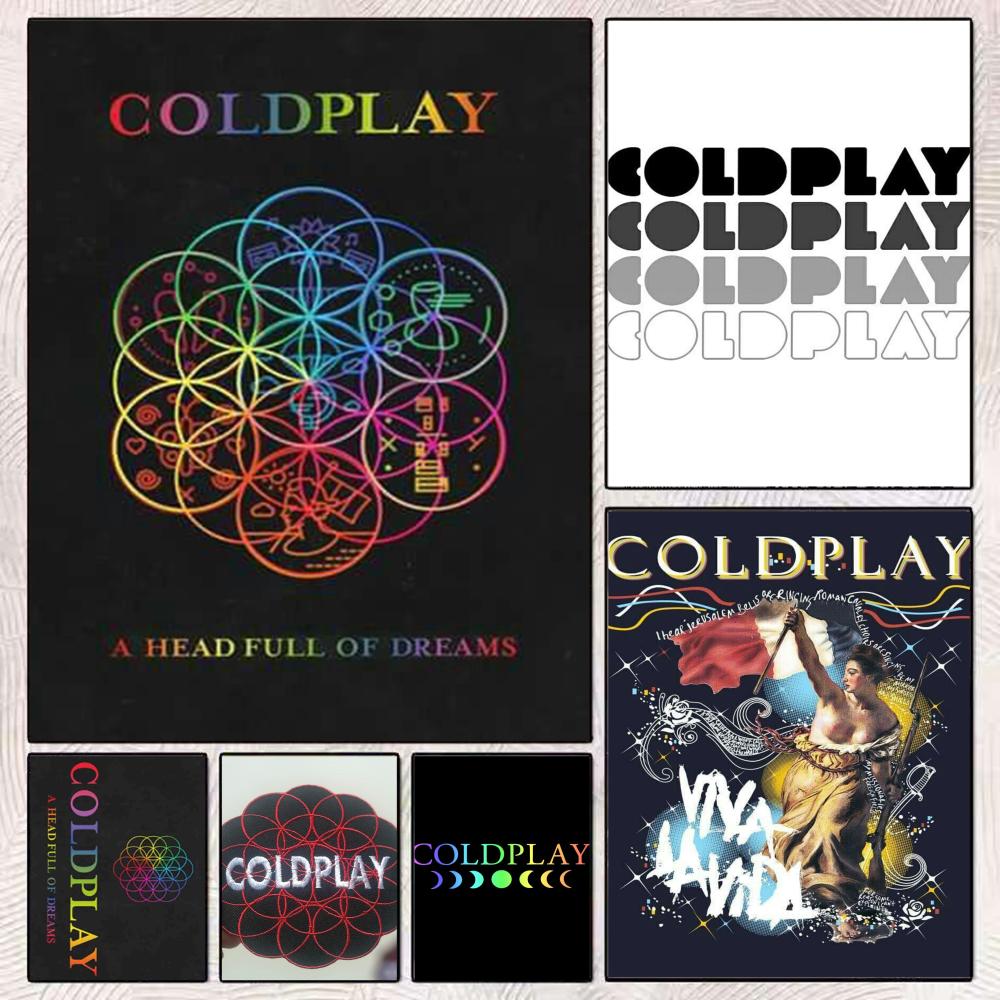 Musical Instrument Poster - Alternative Rockmusik C-Coldplay Band LOGO Poster