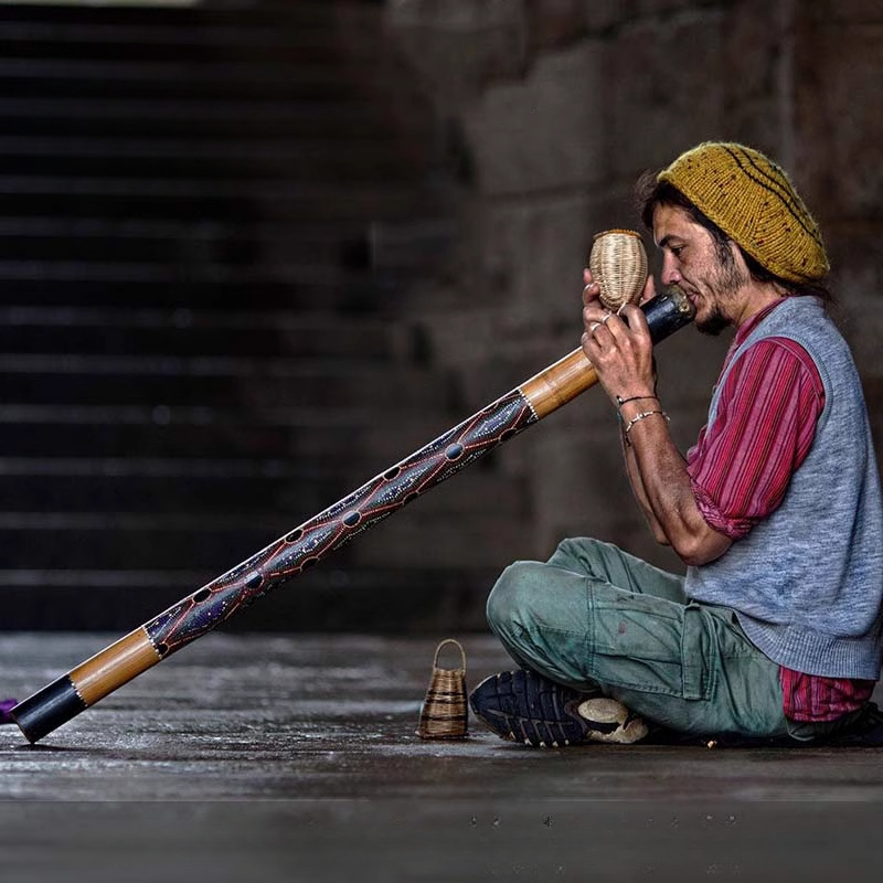 Didgeridoo Bamboo - Didgeridoo Sound Therapeutisches Teak Bambus Terre