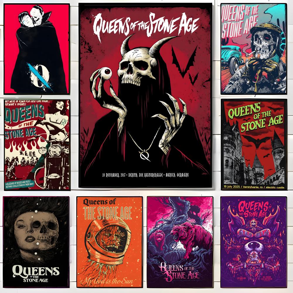 Musical Instrument Poster - Stoner-Rockband Q-Queens Of The Stone Age