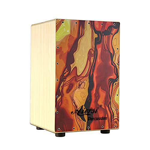 Musical Instrument Percussion - Farbige Holz-Hand-Cajon-Box-Trommel-Set Percussion-Instrument für Band, Bühne,