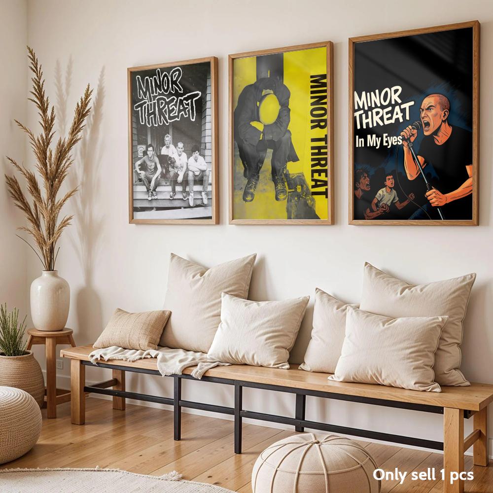Rockband M-Minor Threat Poster – Musical Instrument Poster Bewertung und Preis