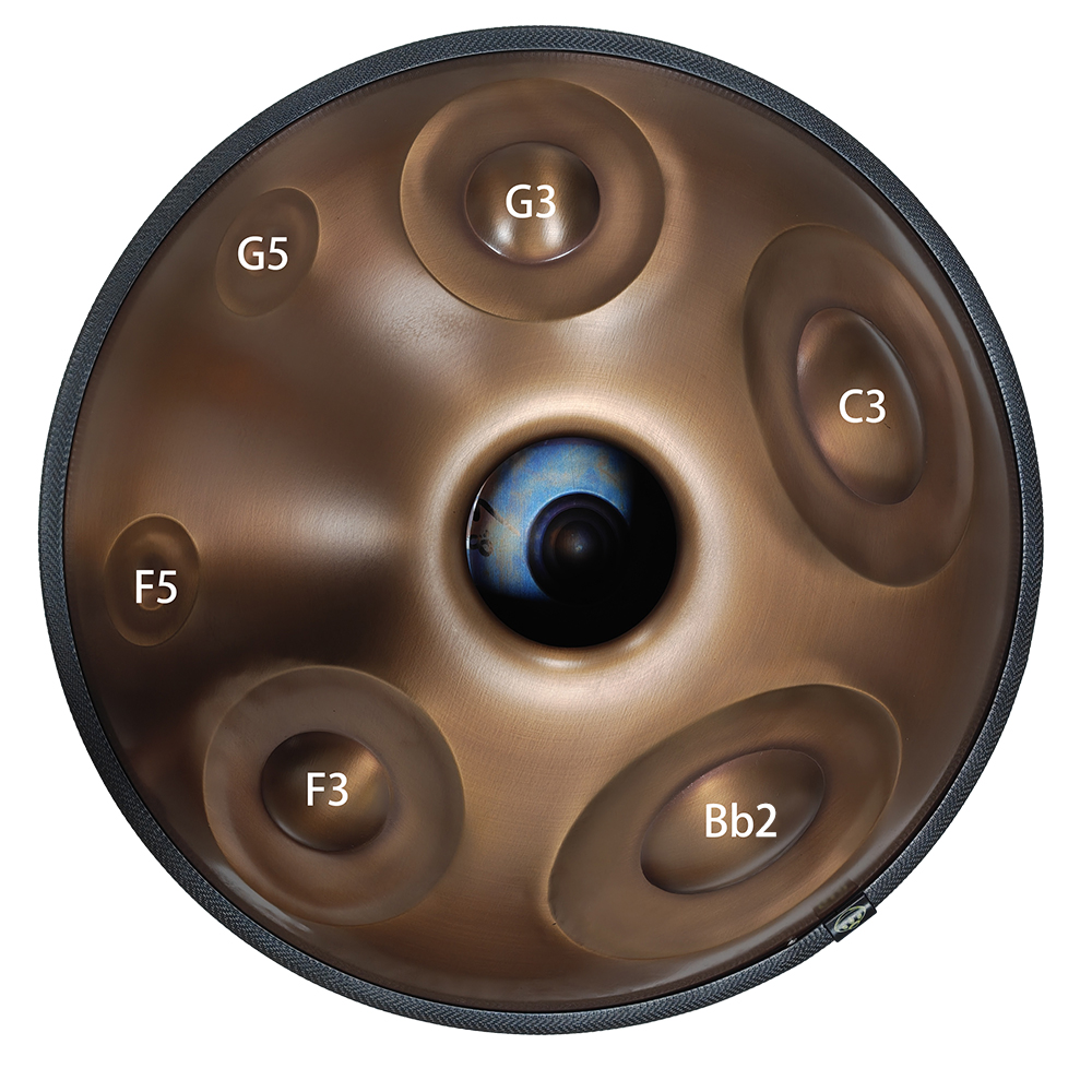 18-Ton-Handpan-Trommel, in D-M – Musical Instrument Percussion Bewertung und Preis