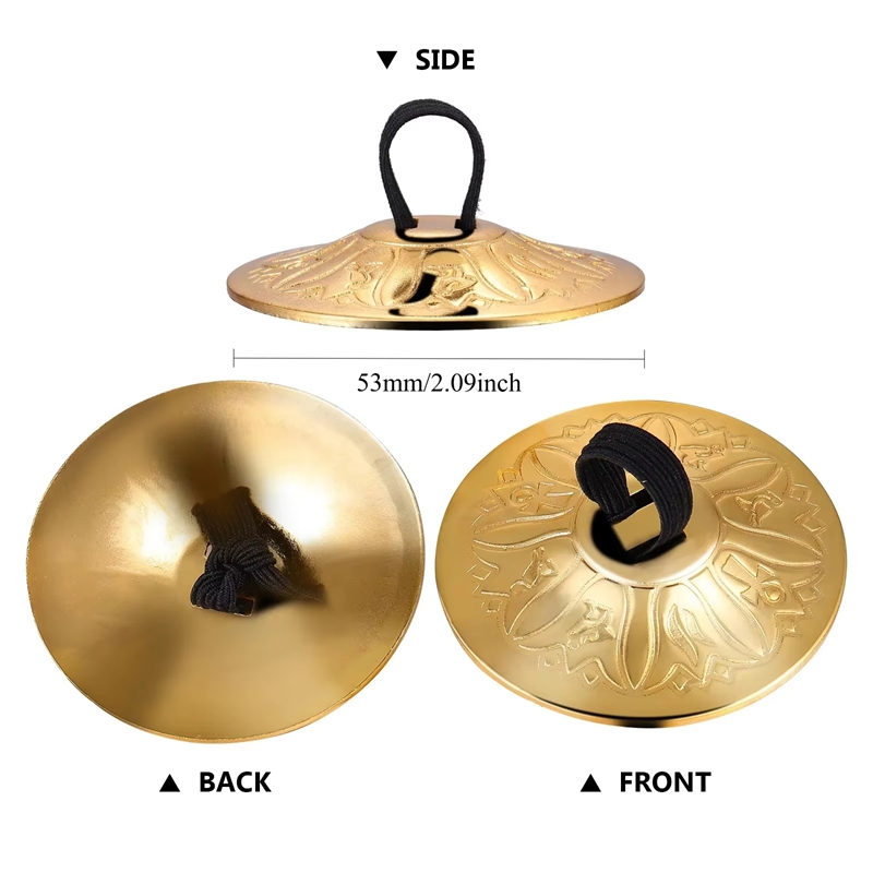 2 Stück Bestseller Kupfer Mini – Musical Instrument Zills Bewertung und Preis