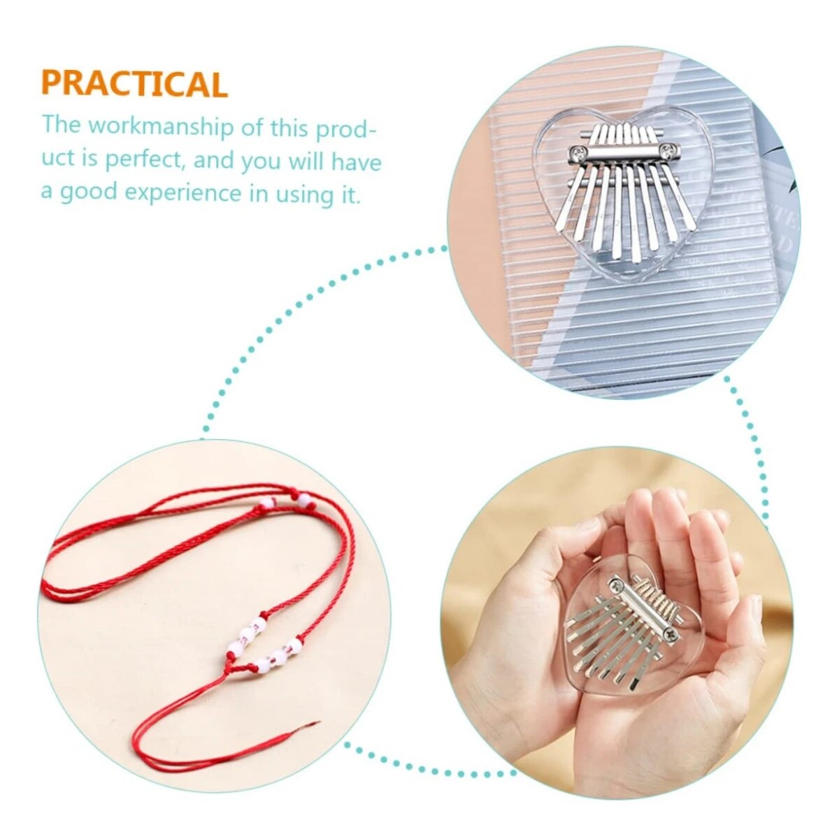 Miwayer 8-Tasten-Mini-Kalimba, – Musical Instrument Balalaika Bewertung und Preis
