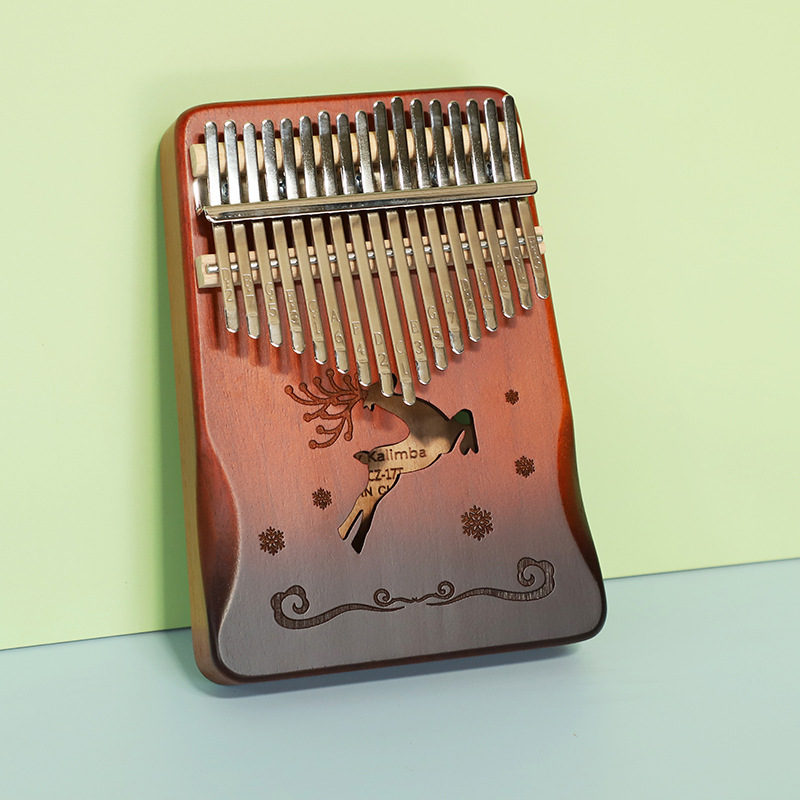 21-Tasten-Mahagoni-Kalimba, 17 – Musical Instrument Balalaika Bewertung und Preis