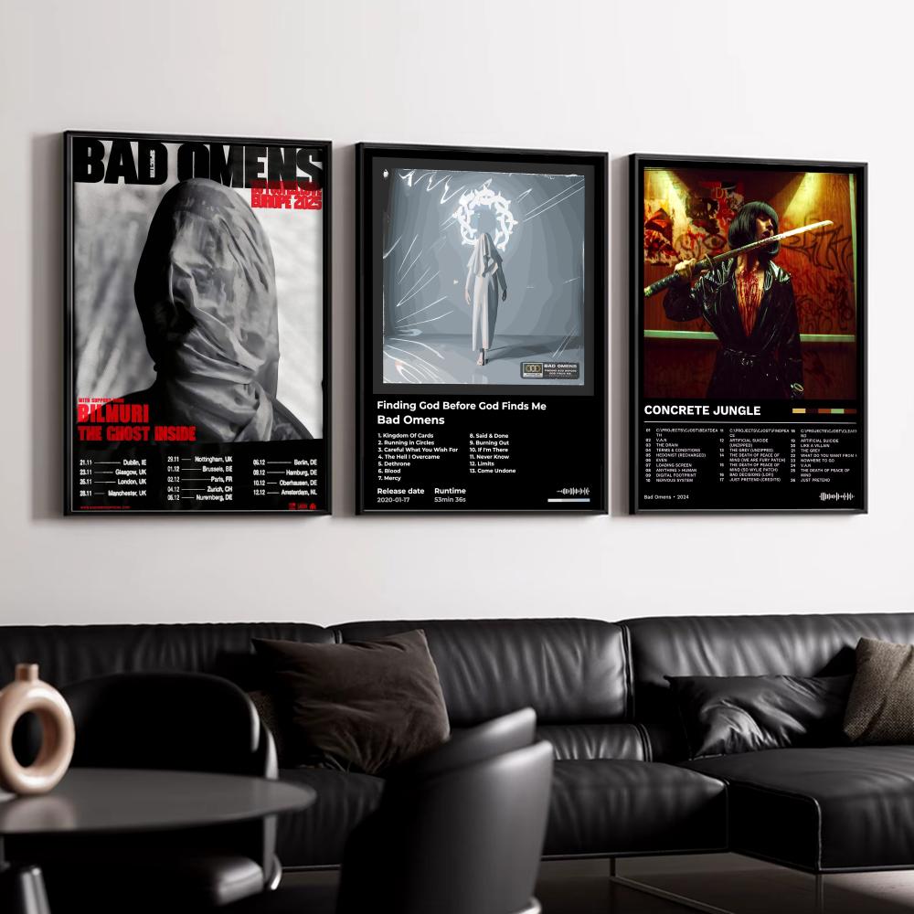Rockband-Album B-Bad Omens Pos – Musical Instrument Poster Bewertung und Preis