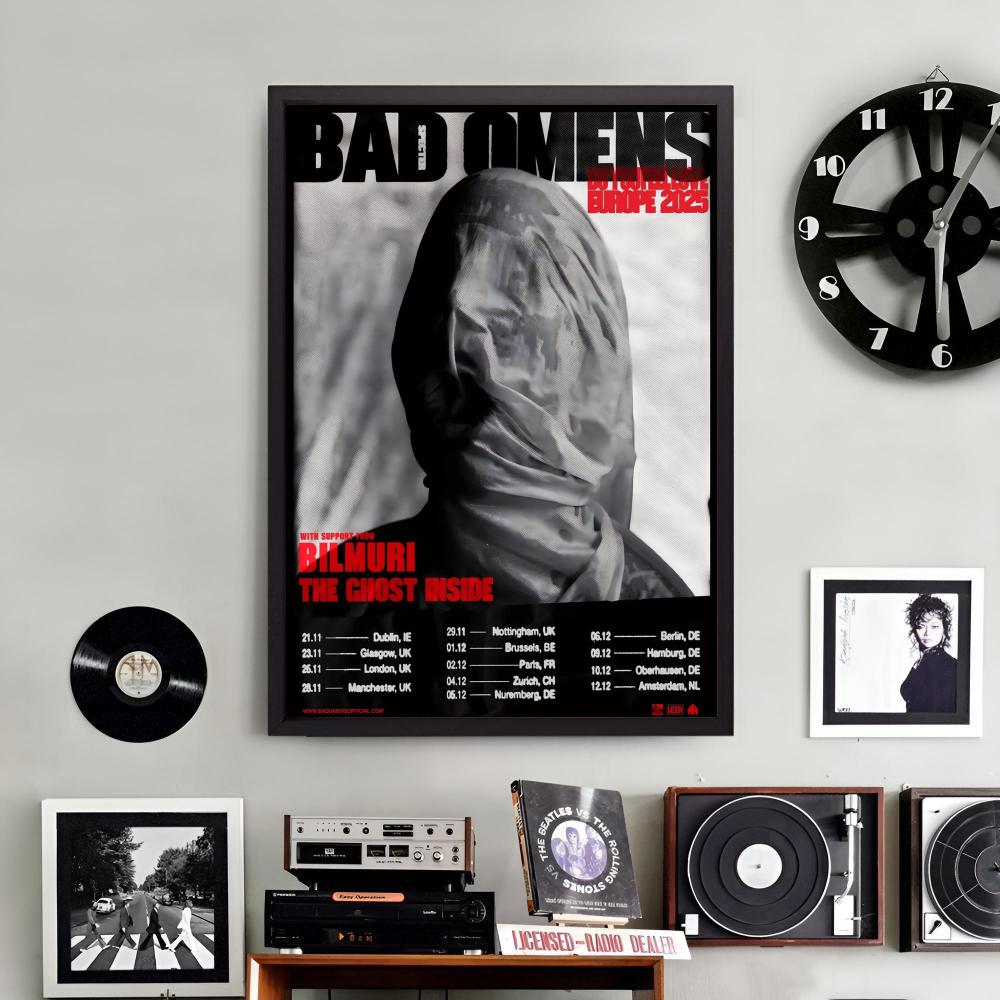 Rockband-Album B-Bad Omens Pos – Musical Instrument Poster Bewertung und Preis
