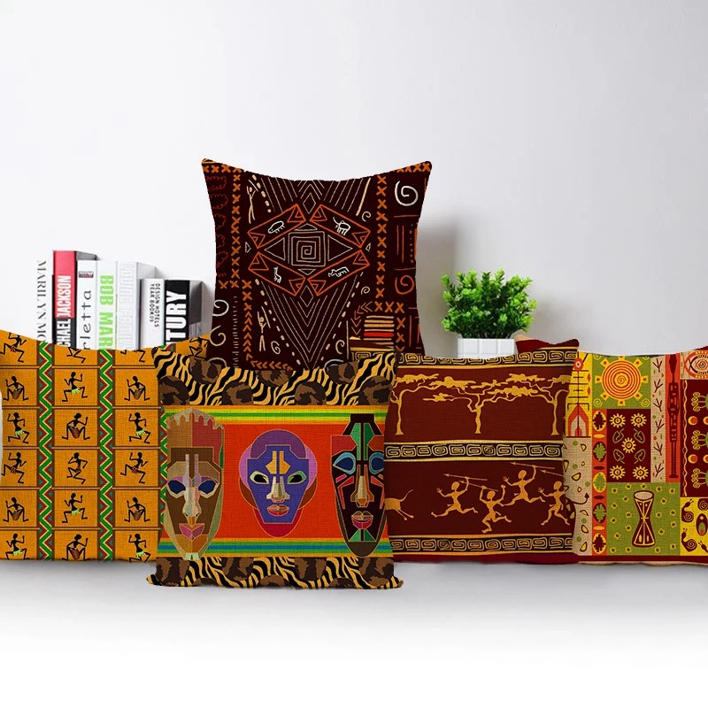 Retro-Kissenbezug für afrikani – Musical Instrument In Africa Bewertung und Preis