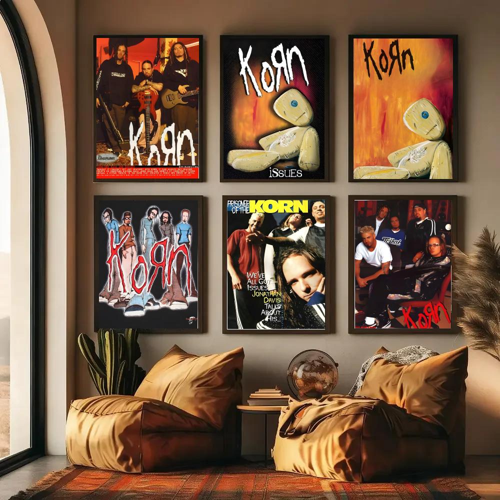 Rockband KKK-Korn Poster Selbs – Musical Instrument Poster Bewertung und Preis