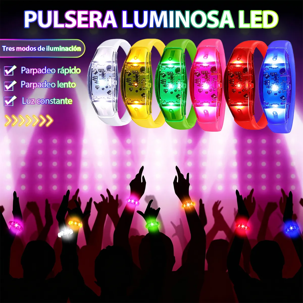 6 Stück LED-Armbänder, schalla – Musical Instrument Gong Bewertung und Preis