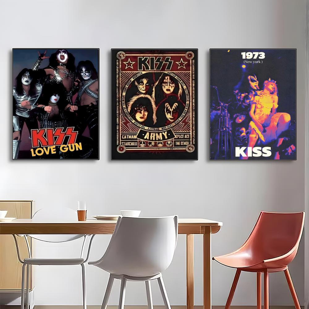 K-Kiss Kraft Rock Band-S Poste – Musical Instrument Poster Bewertung und Preis