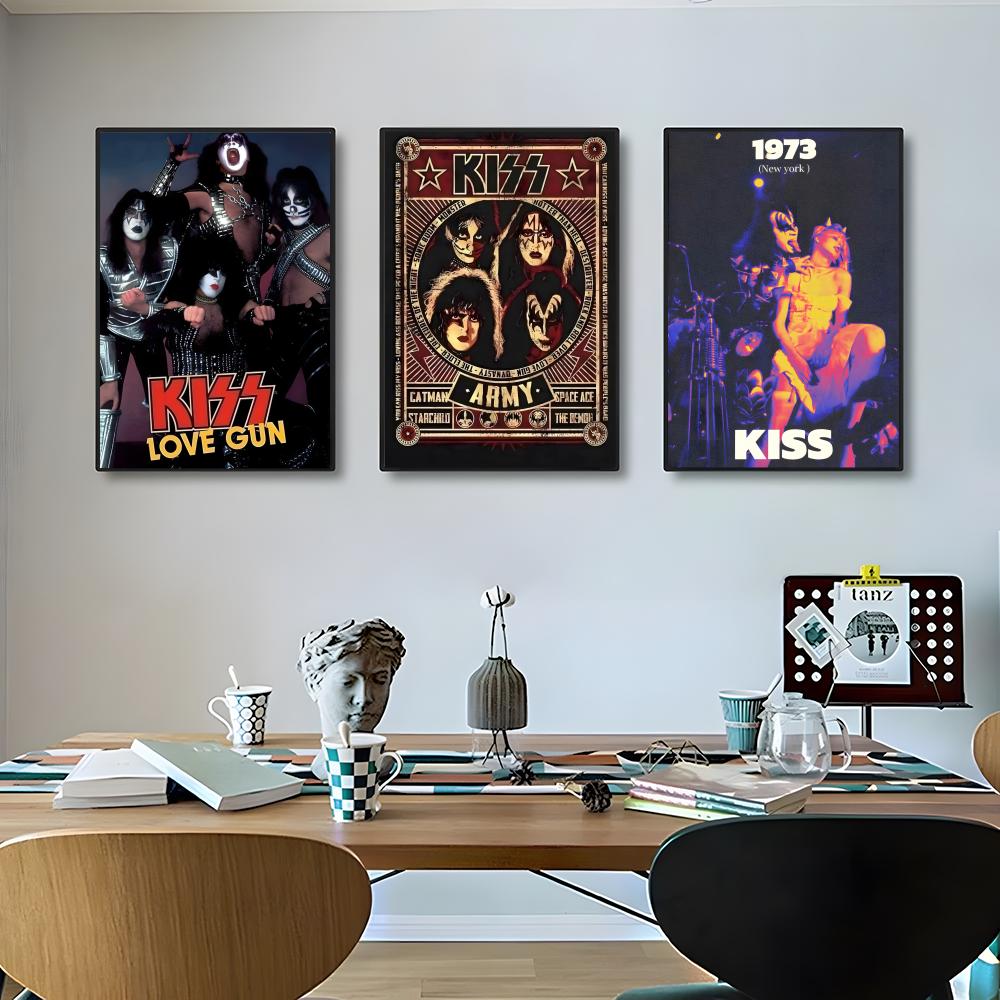 K-Kiss Kraft Rock Band-S Poste – Musical Instrument Poster Bewertung und Preis