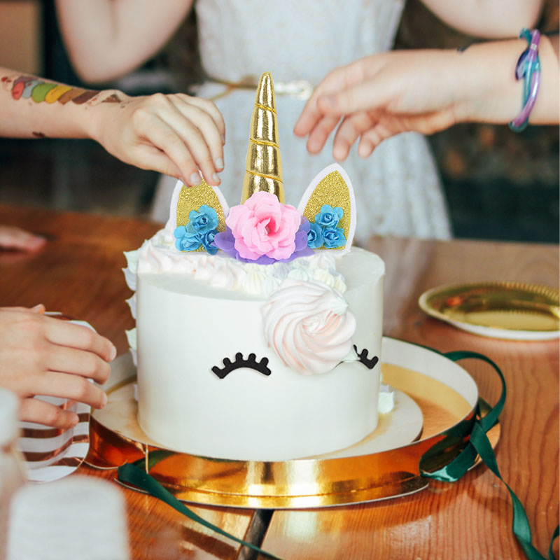 Regenbogen Einhorn Kuchen Topp – Musical Instrument Gong Bewertung und Preis