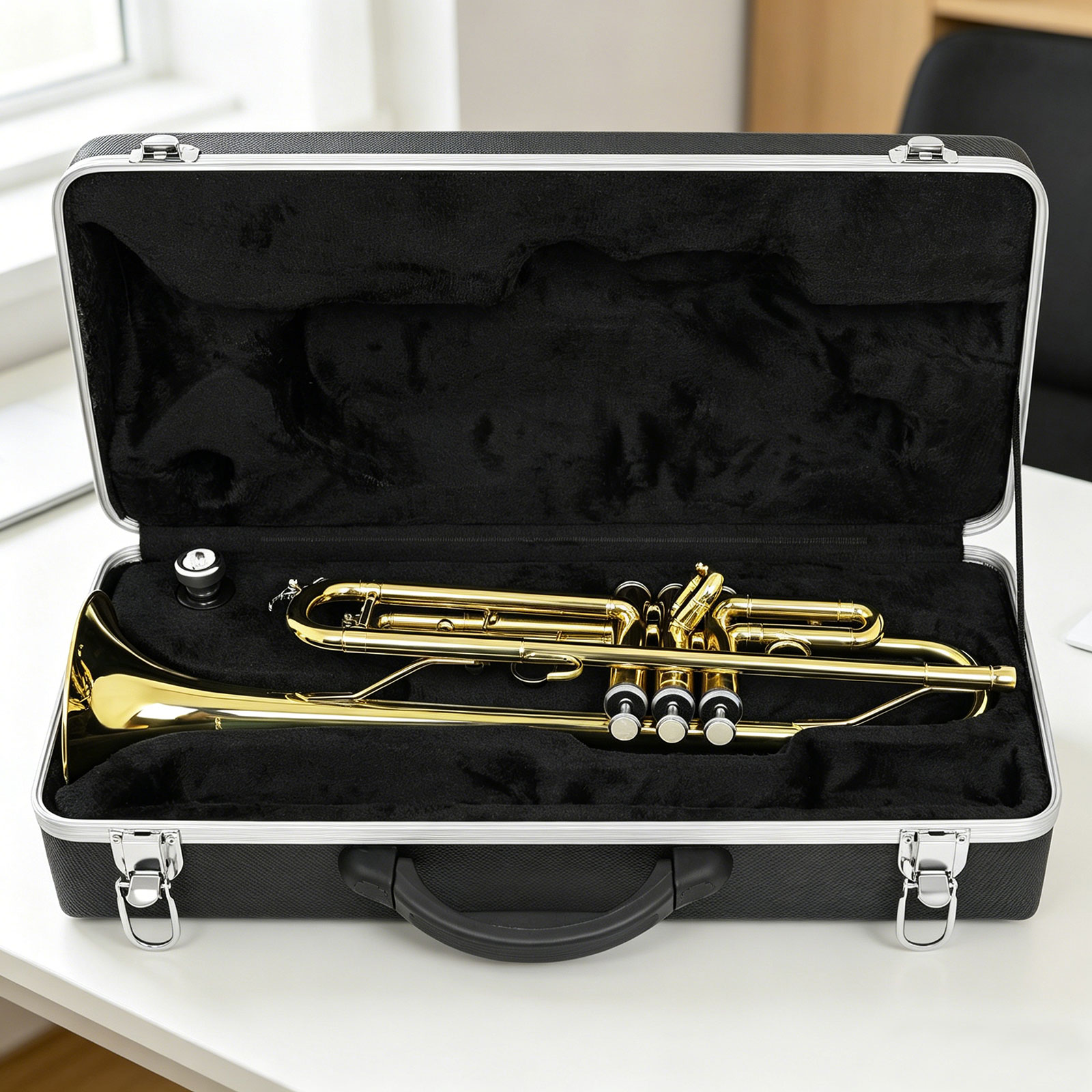    Lackierte Gold-Messing-Tro – Musical Instrument In Orchestra Bewertung und Preis