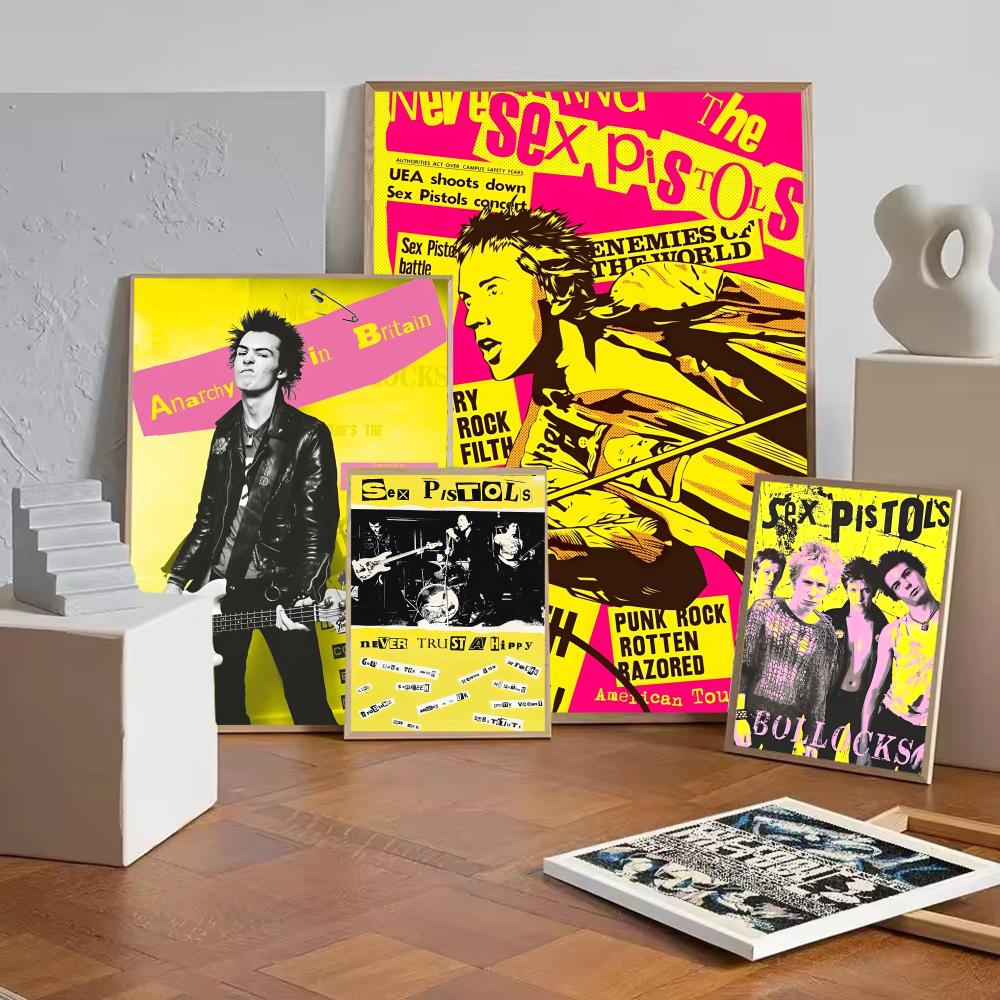Rock Band S-Sex Pistols Poster – Musical Instrument Poster Bewertung und Preis
