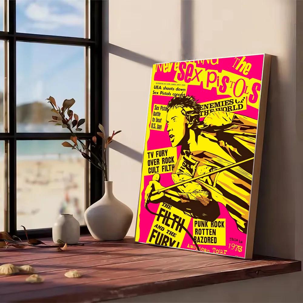 Rock Band S-Sex Pistols Poster – Musical Instrument Poster Bewertung und Preis